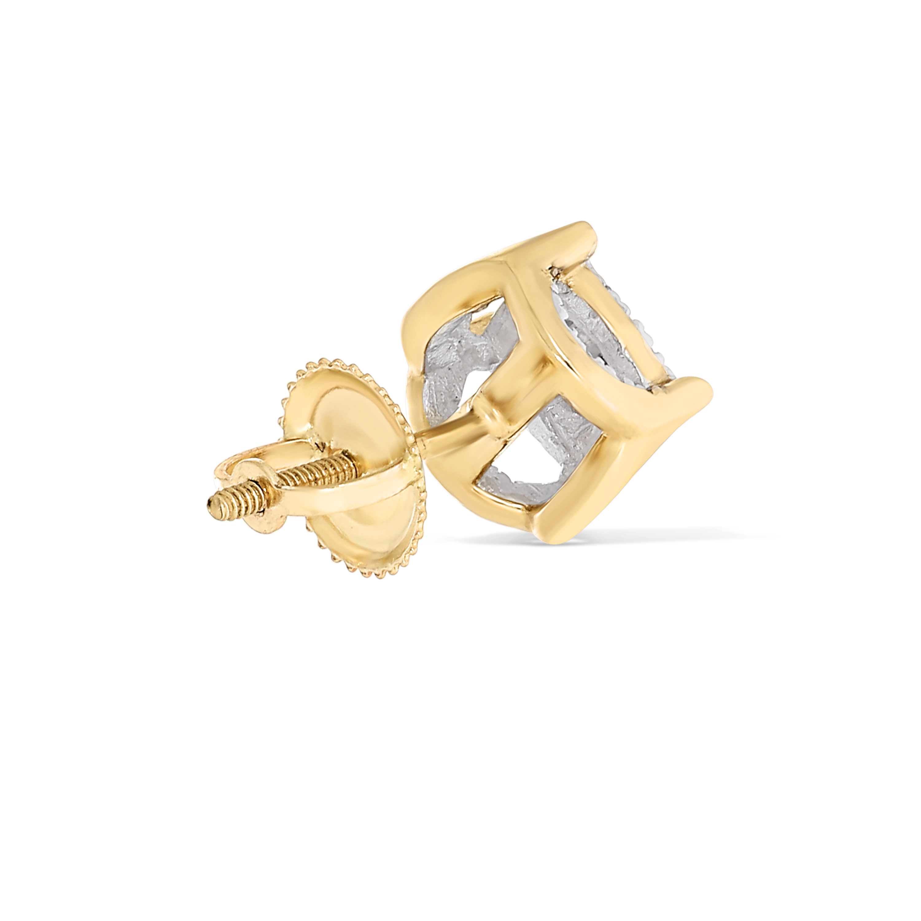 Diamond Earrings 0.14 ct. 10k Yellow Gold